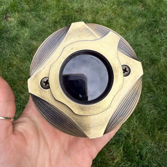 Vintage Private Eye Peep Hole Door Viewer Seeing Eye Security Viewer Gold USA. - Picture 7 of 11